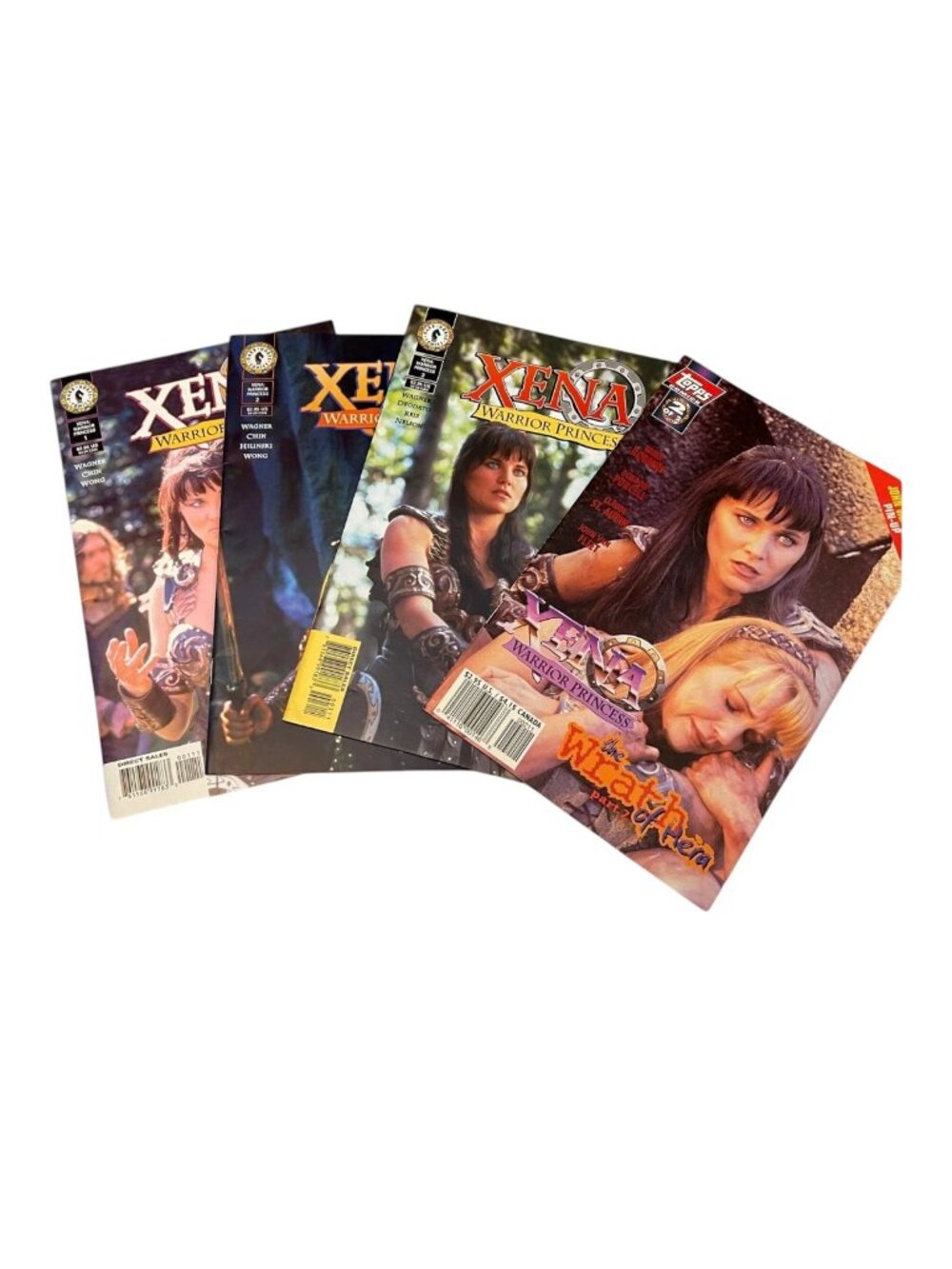 Xena Warrior Princess Lot 4 Comics 2000‎ 3 Darkhorse 1 Tops